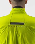 CASTELLI Kerékpáros dzseki béléssel - ALPHA RoS 2 - sárga