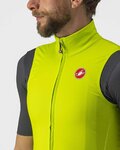 CASTELLI Kerékpáros mellény - PRO THERMAL MID - sárga