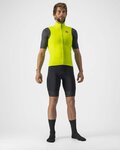 CASTELLI Kerékpáros mellény - PRO THERMAL MID - sárga