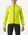 CASTELLI Kerékpáros vízálló esőkabát - EMERGENCY RAIN 2 - sárga