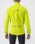CASTELLI Kerékpáros vízálló esőkabát - EMERGENCY RAIN 2 - sárga