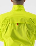 CASTELLI Kerékpáros vízálló esőkabát - EMERGENCY RAIN 2 - sárga