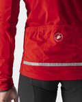 CASTELLI Kerékpáros dzseki béléssel - GO WINTER - piros