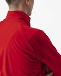 CASTELLI Kerékpáros dzseki béléssel - GO WINTER - piros