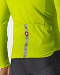 CASTELLI Hosszú ujjú kerékpáros mez - PRO THERMAL - sárga