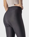 CASTELLI 3/4-es kerékpáros nadrág kantár nélkül - VELOCISSIMA THERM W - fekete
