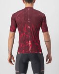 CASTELLI Rövid ujjú kerékpáros mez - GIRO D'ITALIA 2022 - bordó