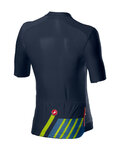 CASTELLI Rövid ujjú kerékpáros mez - HORS CATEGORIE - kék