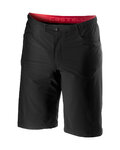 CASTELLI Rövid kerékpáros nadrág kantár nélkül - UNLIMITED BAGGY - fekete