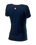 CASTELLI Rövid ujjú kerékpáros póló - SARTA LADY - kék