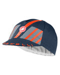 CASTELLI Kerékpáros sapka - HORS CATEGORIE - narancssárga/kék/szürke