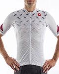 CASTELLI Rövid ujjú kerékpáros mez - AVANTI - szürke/ezüst