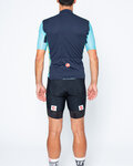 CASTELLI Rövid kerékpáros mez rövidnadrággal - ENTRATA II - fekete/kék