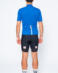 CASTELLI Rövid kerékpáros mez rövidnadrággal - CLASSIFICA II - kék/fekete