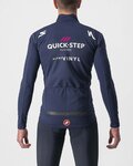 CASTELLI Kerékpáros dzseki béléssel - QUICK-STEP 2022 - kék