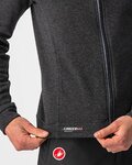 CASTELLI póló - MILANO FZ FLEECE - fekete
