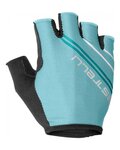CASTELLI Kerékpáros kesztyű rövid ujjal - DOLCISSIMA 2  LADY - fekete/világoskék