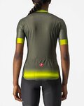 CASTELLI Rövid ujjú kerékpáros mez - GRADIENT LADY - zöld