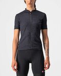 CASTELLI Rövid ujjú kerékpáros mez - PROMESSA J. LADY - fekete