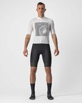CASTELLI Rövid ujjú kerékpáros mez - BAGARRE - elefántcsont