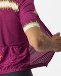 CASTELLI Rövid ujjú kerékpáros mez - GRIMPEUR - ciklámen
