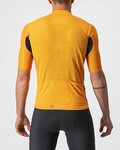 CASTELLI Rövid kerékpáros mez rövidnadrággal - ENDURANCE ELITE - narancssárga/fekete