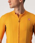 CASTELLI Rövid ujjú kerékpáros mez - ENDURANCE ELITE - narancssárga