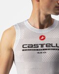CASTELLI Ujjatlan kerékpáros póló - PRO MESH BL - szürke