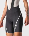 CASTELLI Rövid kerékpáros nadrág kantárral - VELOCISSIMA 3 LADY - fekete