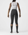 CASTELLI 3/4-es kerékpáros nadrág kantár nélkül - VELOCISSIMA 3 LADY - fekete/ezüst
