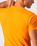 CASTELLI Rövid ujjú kerékpáros póló - SCORPION TEE - narancssárga