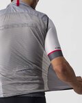 CASTELLI Kerékpáros mellény - ARIA - ezüst
