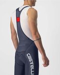 CASTELLI Rövid kerékpáros nadrág kantárral - COMPETIZIONE KIT - ezüst/kék