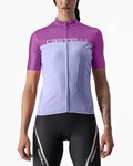CASTELLI Rövid ujjú kerékpáros mez - VELOCISSIMA LADY - lila