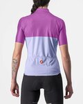 CASTELLI Rövid ujjú kerékpáros mez - VELOCISSIMA LADY - lila
