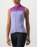 CASTELLI Ujjatlan kerékpáros mez - VELOCISSIMA LADY - lila
