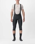 CASTELLI Rövid kerékpáros nadrág kantárral - ENTRATA 2 3/4 - fekete