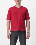 CASTELLI Rövid ujjú kerékpáros mez - TRAIL TECH 2 - piros