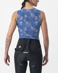 CASTELLI Ujjatlan kerékpáros póló - PRO MESH 4 W LADY - kék