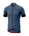 CASTELLI Rövid ujjú kerékpáros mez - AERO RACE 4.1 SOLID - kék