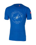 CASTELLI Rövid ujjú kerékpáros póló - ARMANDO  - kék