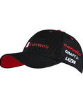 Kerékpáros sapka - SUNWEB 2019 PODIUM - fekete/piros