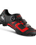 Kerékpáros cipő - CX-3-19 MTB NYLON - piros/fekete