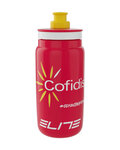 ELITE Kerékpáros palack vízre - FLY COFIDIS 550ml - fehér/piros