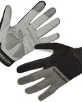 Kerékpáros kesztyű hosszú ujjal - HUMMVEE PLUS II - fekete/szürke
