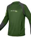 Hosszú ujjú kerékpáros mez nyári - MT500 BURNER SUMMER - zöld/szürke