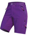 Rövid kerékpáros nadrág kantár nélkül - HUMMVEE II LADY - lila