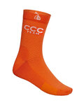 Klasszikus kerékpáros zokni - CCC 2019 - narancssárga
