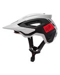 FOX Kerékpáros sisak - SPEEDFRAME PRO BLOCK - fekete/fehér