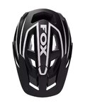 FOX Kerékpáros sisak - SPEEDFRAME PRO DVIDE - fekete/fehér